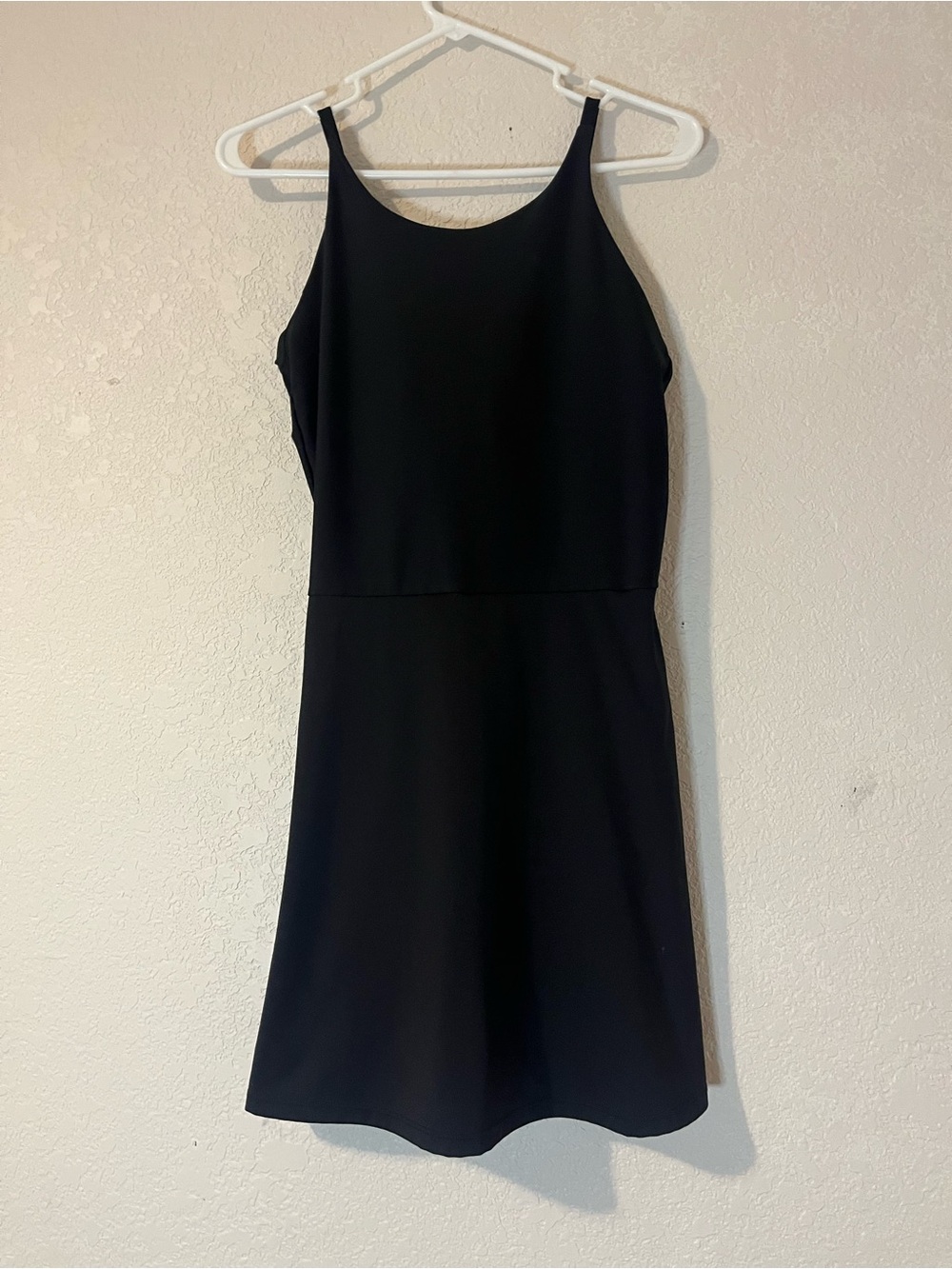 Calvin Klein Black Sleeveless Scoop-Neck Mini Athletic Dress